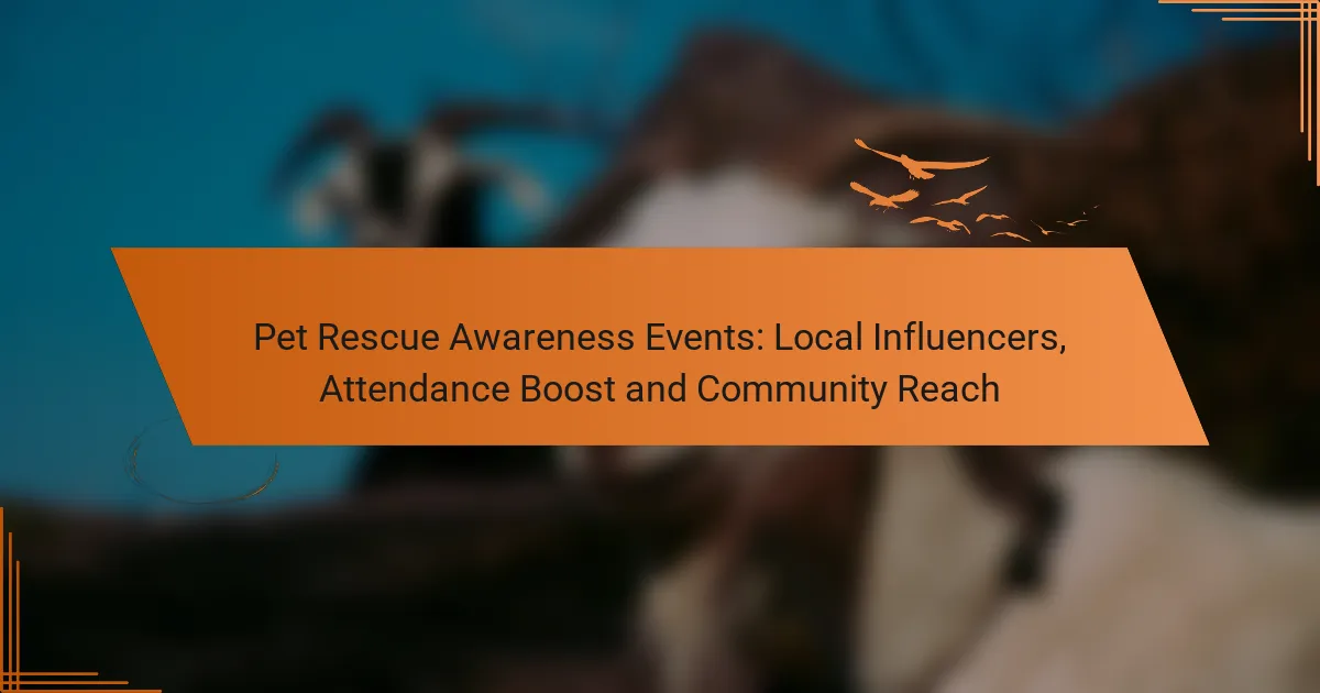 Pet Rescue Awareness Events: Local Influencers, Attendance Boost and Community Reach