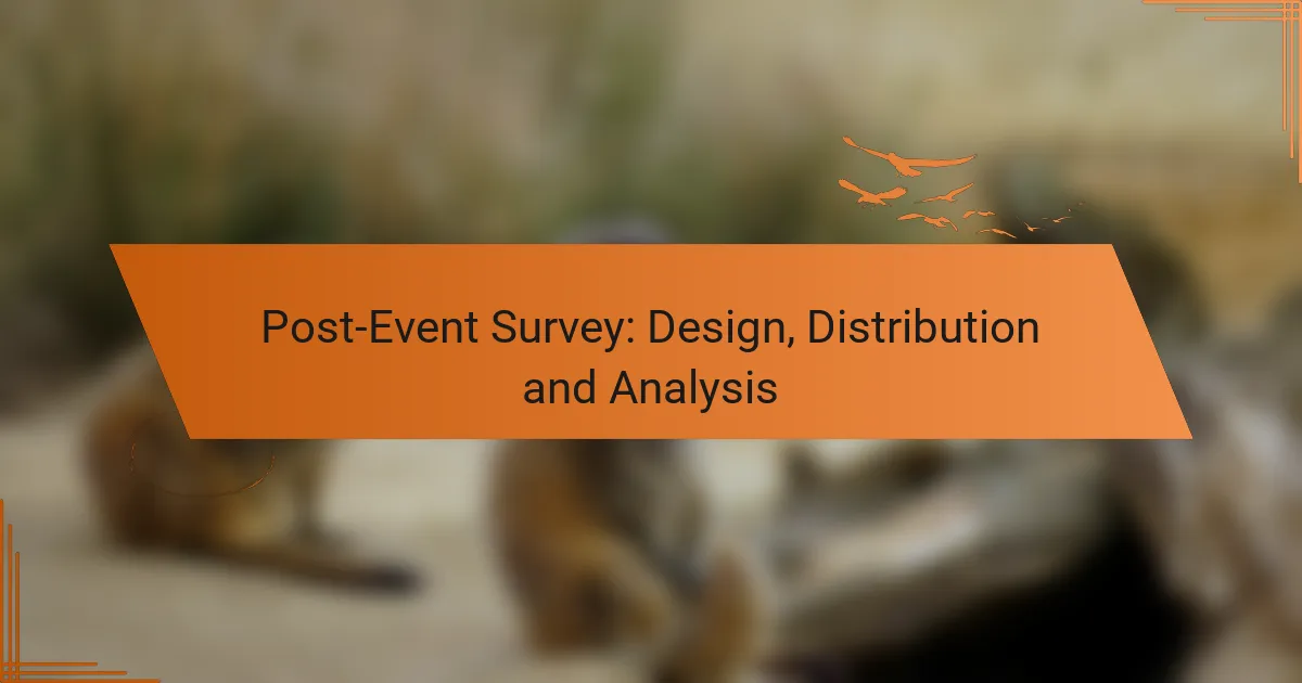 Post-Event Survey: Design, Distribution and Analysis
